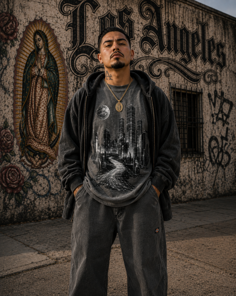 Cities of Pattern Luxury Tee — When Machines Dream