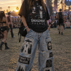 Engagement Farmer Hand-Frayed Luxury Tee