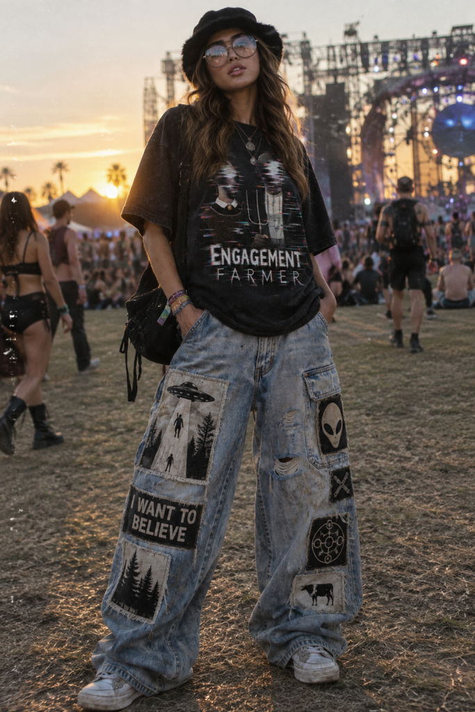 Engagement Farmer Hand-Frayed Luxury Tee