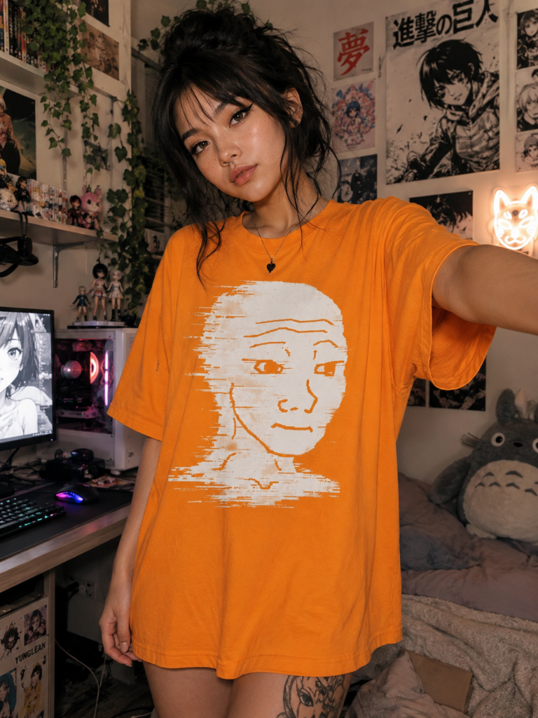 GlitchJak Luxury Tee — Vintage Glitch Meme