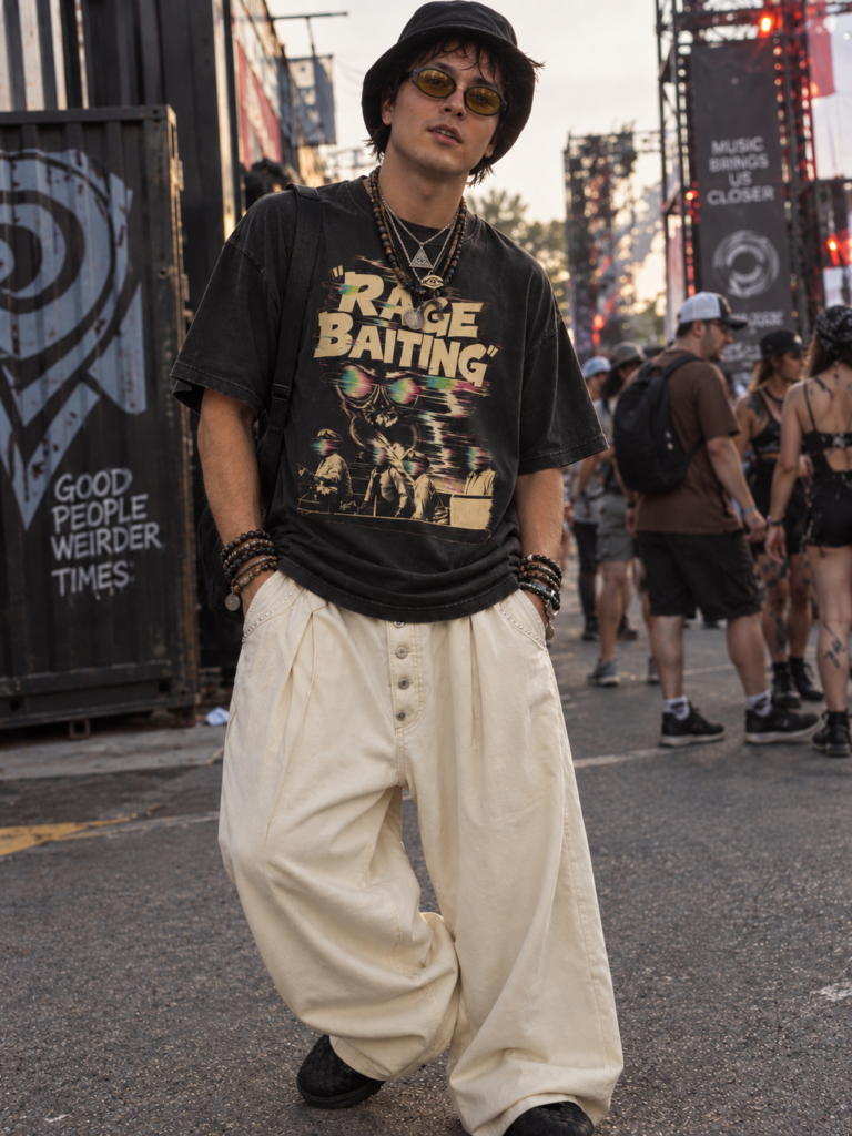 Rage Baiting Hand-Frayed Luxury Tee